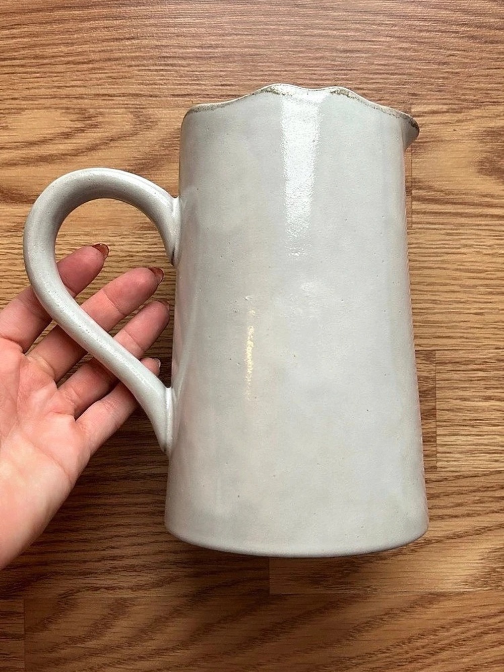 Carved Edge Pitcher Cream from Hearth & Hand with Magnolia